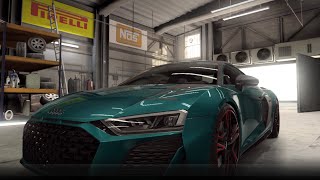 【CSR2】Audi R8 green, shift \u0026 tune for 8.19x