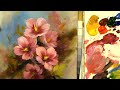 Techniques for Painting Flowers with Acrylics Rose of Sharon