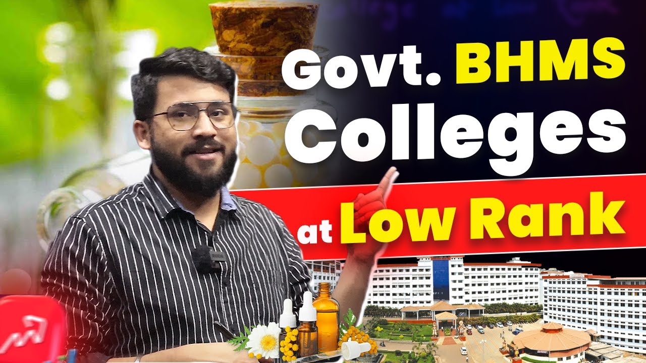 AACCC 2023 | 🔥 Government BHMS Colleges At Very Low Rank & Marks | Top ...