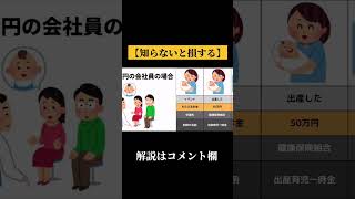 出産時に申請すればもらえるお金