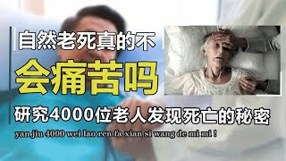 自然老死真的不会痛苦吗？研究完4000位高龄老人后，发现死亡真相