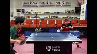 Joakim and Yutaka Training Daily at the Samson Dubina Table Tennis Academy