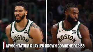 Jayson Tatum & Jaylen Brown DOMINATE to lead Celtics over Suns 😤 | NBA on ESPN