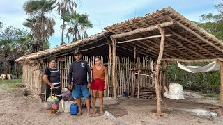 ALMOÇO NO ACAMPAMENTO COM FAMÍLIA MUITO BOM ACAMPA NO RANCHO