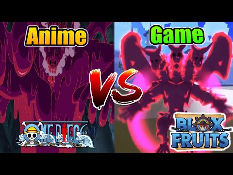 All Blox Fruits Devil Fruits VS Anime!
