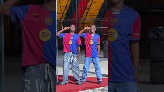 Barcelona song and dance #visca el Barca #footballshorts #viralvideo #shortsvideo