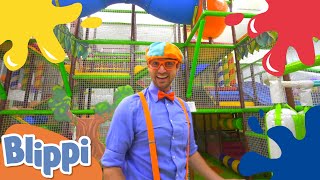 Blippi Visits The Play Place Indoor Playground! | Learning With Blippi | Educational Videos For Kids