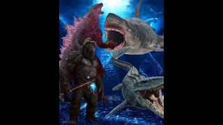 (2vs2) Godzilla and Kong vs All #monsterverse#godzilla#kong#kaiju