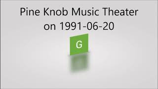 Pine Knob Music Theater on 1991 06 20