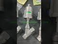 Stainless steel Pneumatic angle seat valves. #factory #machine