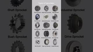 Types of sprockets #automotive #shortsvideo #ytshorts