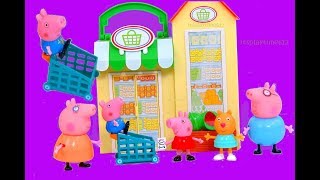 Peppa LITTLE GROCERY STORE with Toy Foods Learning