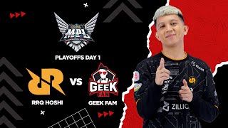 PLAY OFF DAY-1 RRQ HOSHI VS GEEK FAM BEST OF 5 | TOP UP TERMURAH TERPERCAYA DI XINNSTORE.COM