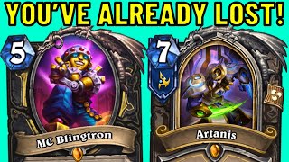 Fair and Balanced Hearthstone Gameplay! MC Blingtron Artanis OTK!