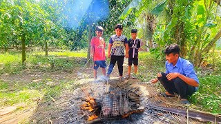 Enjoy life with fresh air and eat grilled fish outdoors | Trung Du Vlogs