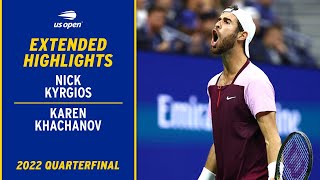 Nick Kyrgios vs. Karen Khachanov Extended Highlights | 2022 US Open Quarterfinal