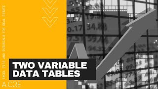Video 2 of 3 on Data Tables: Two Variable Data Table - Step By Step Guide