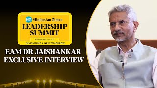 Jaishankar on Russia-Ukraine war, India-China conflict & Pakistan | HTLS 2022
