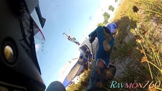 I Get Knocked Down! | Dirt-Bike Crash | GoPro HD