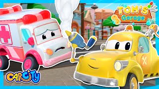 Car Accident🚨 | Safety Education for Kids🛠️ | Safety Tips | Tom's Garage | Cartoons for Kids