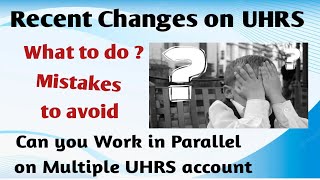 One UHRS account policy | Recent changes on UHRS