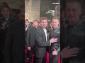 Joseph Quinn and Paul Mescal Share a Hug on the 'Gladiator II' Red Carpet Premiere