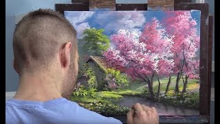 Pink Trees in Spring | Paint with Kevin®