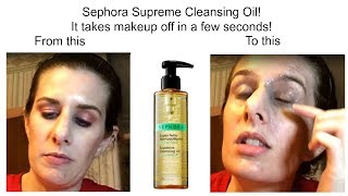 Easy Makeup Removal with Sephora's Supreme Cleansing Oil!