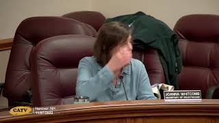 Hanover Selectboard 11/07/22