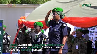 ATMIS honours Ghana police officers for contribution to peace and security in Somalia