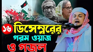 ১৬ ডিসেম্বরের গরম ওয়াজ ও গজল/মাওলানা শরিফুল ইসলাম কলরব ঢাকা নিউ ওয়াজ ২০২৪।shariful islam waz 2024