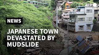 Central Japan town devastated by landslide | AFP