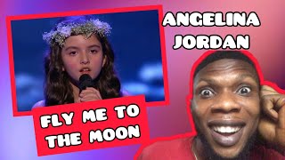 First Reaction to ANGELINA JORDAN - FLY ME TO THE MOON 🌙 (Acoustic)