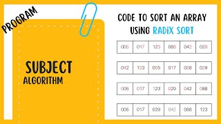 Radix Sort Code in Java | Sorting Algorithm Tutorial with Example Code | AlgoXploration