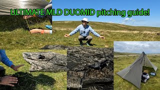 Pitching the MLD Duomid XL | how to and tips for a good mid pitch | guy lines and set up