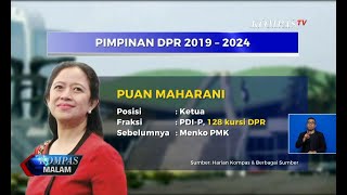 5 Pimpinan Baru di DPR, Puan Maharani Jabat Ketua DPR