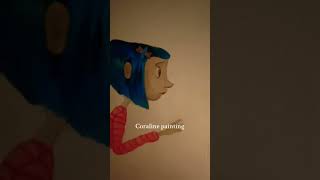 Coraline Painting  #art #drawing #coraline #coralinejones #shorts