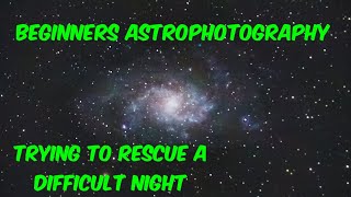 Beginners Astrophotograpy -  Imaging galaxies with an EQM 35 mount, a 70mm refractor and a dslr