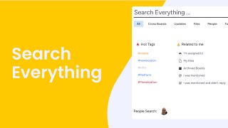 Search Everything | monday.com quick tips