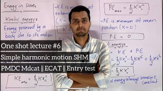 Simple harmonic motion in one shot || PMDC Mdcat || Ecat || Entry test || Physics