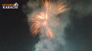 New Year celebration | World record of more than 40 min fireworks, set at Karachi's Governor House