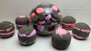 ASMR baking soda black⚫️ pink🔴 and purple🟣