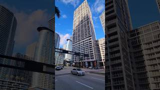 Miami, Brickell. 🌴  #miami #downtown #brickell #shorts #4k #skyscrapers #architecture #amazing #usa