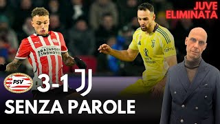 PSV JUVE 3-1: LA SQUADRA DI THIAGO MOTTA ELIMINATA DALLA CHAMPIONS