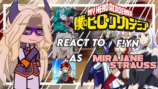 Pro Heroes react to F!Yn as Mirajane Strauss | Gacha Club | Bnha x Fairy Tail \\\\ 1/2 🇧🇷🇺🇲