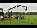 köp skogsekipage valmet valtra 6300 med weimer we10 skogsvagn på klaravik