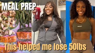 MEAL PREP FOR WEIGHT LOSS! This actually helped me lose 50 pounds of fat!