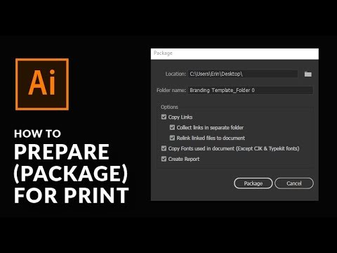 How To Prepare An Illustrator File For Print Youtube