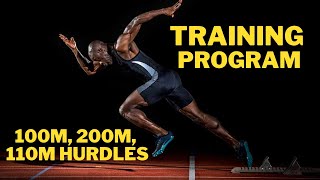Week 10-12 - Sprint Program | 100m, 200m and 110m Hurdles