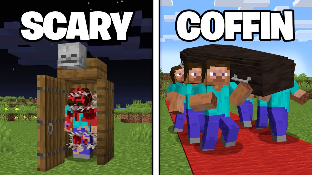 Testing SCARY Minecraft Build Hacks That'll Terrify You